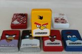 Isqueiro de querosene estilo Zippo angry birds amarelo