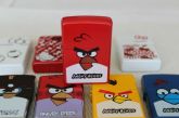 Isqueiro de querosene estilo Zippo angry birds vermelho